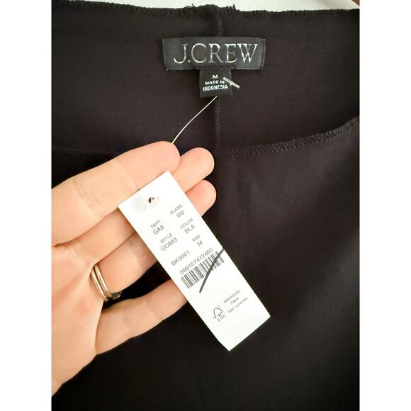 J.Crew | Refined rib shell tank top in Black | Sz M - Picture 4 of 10